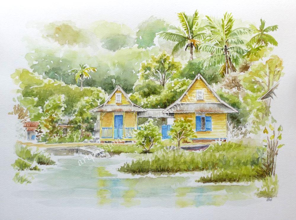 Village de Kaw - Guyane.