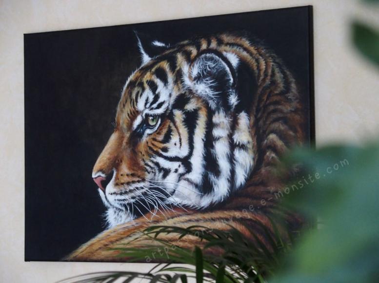 Tigre acrylique