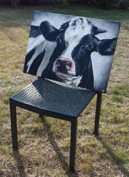 Vache acrylique