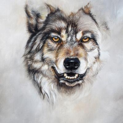Peinture de loup en cours...